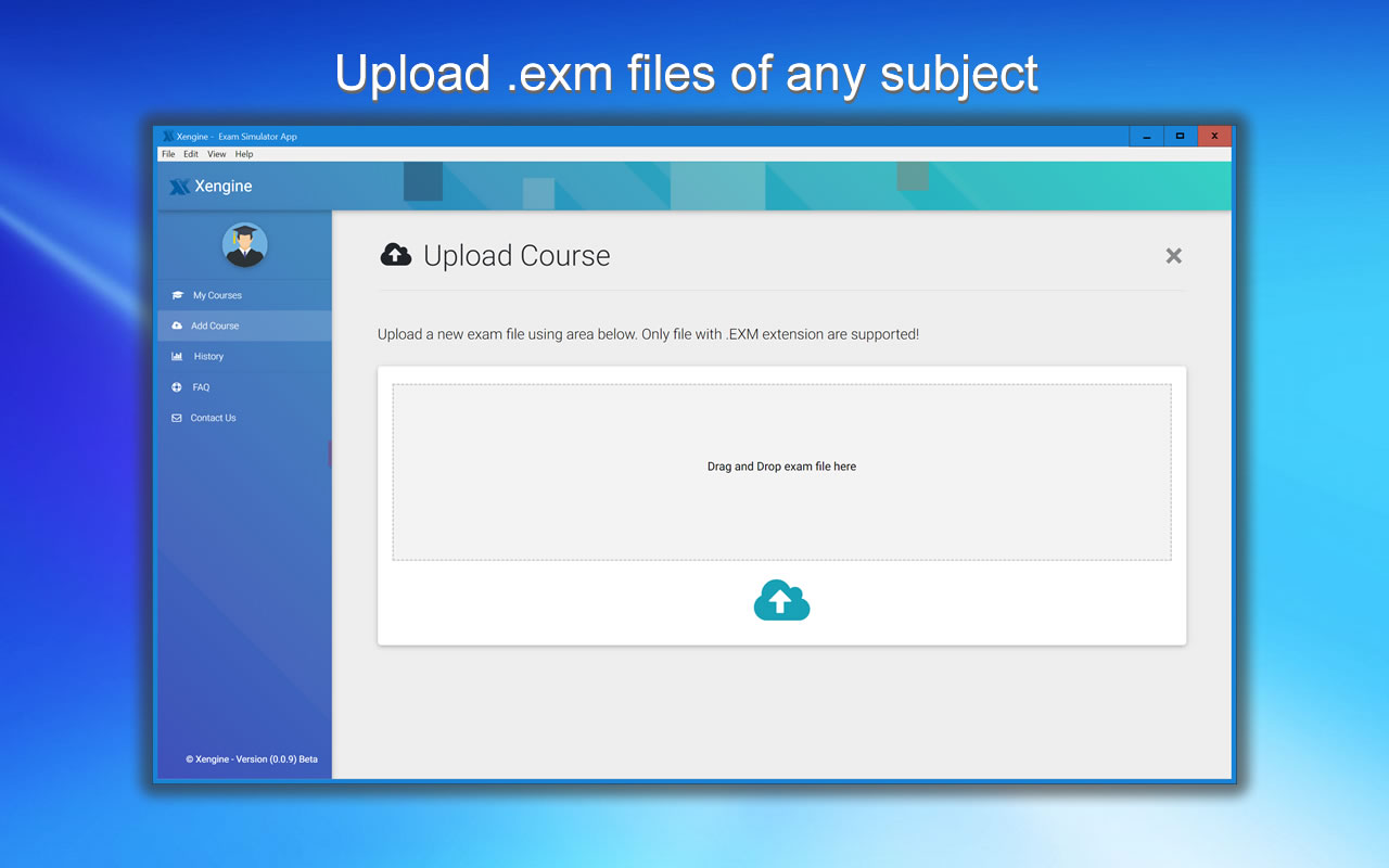 ADM201 Upload your EXM file of any topic